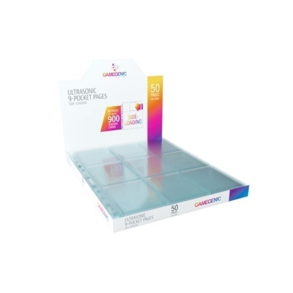 Gamegenic - Ultrasonic 9-Pocket Pages Toploading (50)