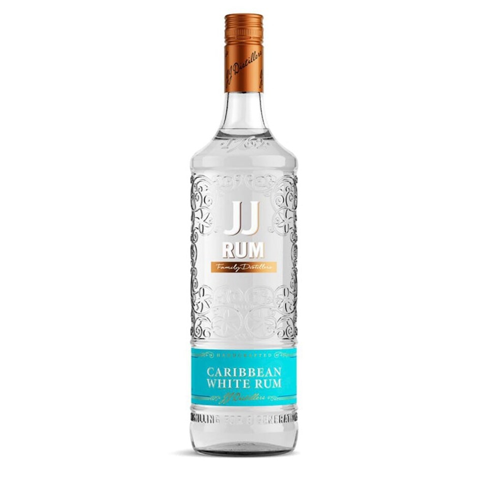 image 1 of JJ Caribbean White Rum 100cl