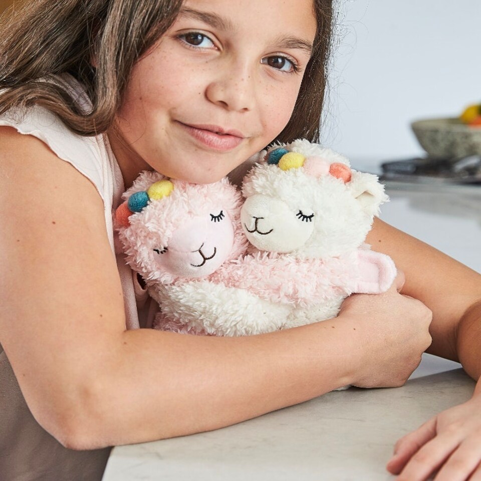 image 1 of Warmies Warm Hugs Llamas Microwavable Soft Toy