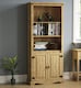 image 1 of Vida Designs Corona 2 Door Bookcase Storage Shelf, Solid Pine Wood
