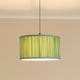 image 2 of ValueLights Jess Green Fabric Ruched Pleated Large Drum Shade