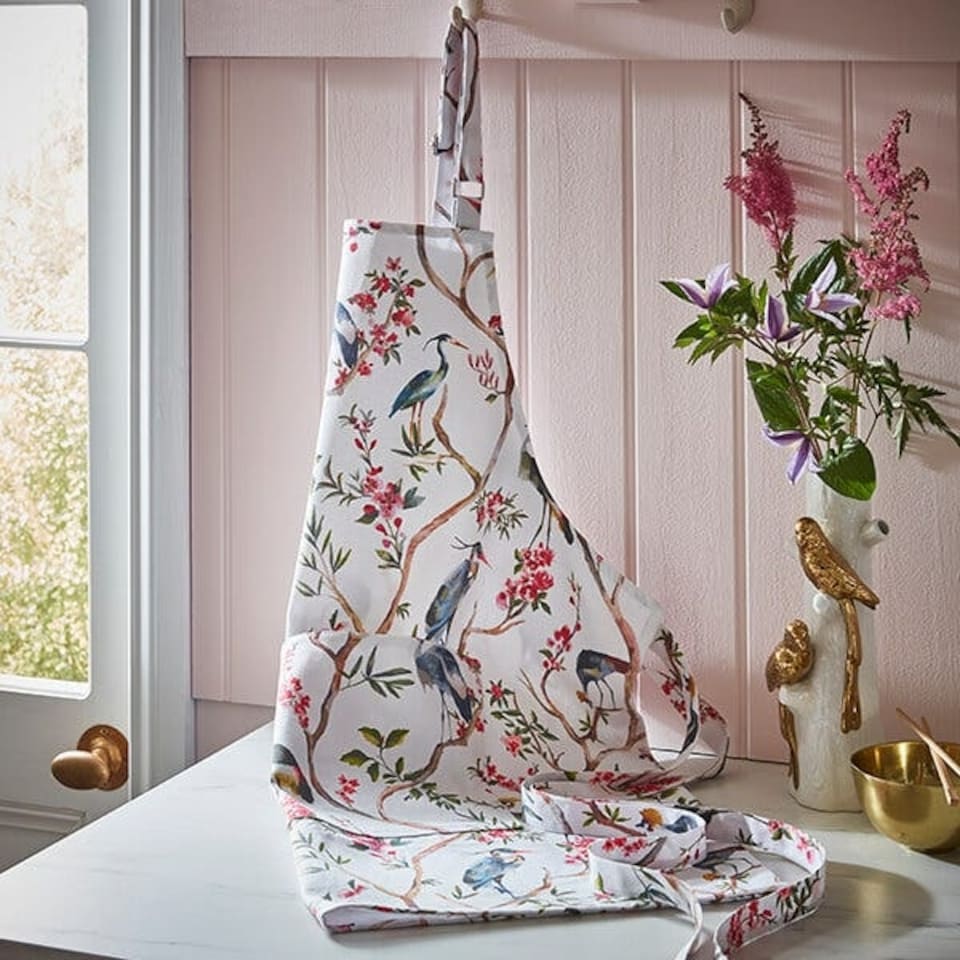 image 1 of Ulster Weavers Oriental Birds Cotton Apron
