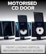 image 5 of Denver MDA-320 Black Bluetooth DAB+ CD Player HiFi - Motorised Door, Stereo Speakers, Wall Mountable, Mains Power, LED Display, Remote Control, FM, USB, AUX IN