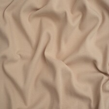 Minerva Core Range Cream Mini Waffle Textured Stretch Knit Fabric for Dressmaking, 150cm / 59" Wide - per metre