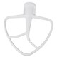 image 1 of SPARES2GO Flat Edge Beater 5K5THCB K45B Type for KitchenAid 4.3 4.7 4.8 L Tilt Head Stand Mixer K45 K45SS KSM75 KSM90 KSM95