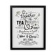 image 1 of Personalised We go Together Black Poster Frame Black | One Size