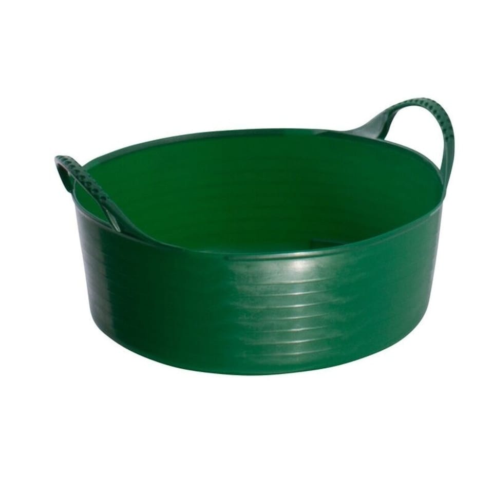 Red Gorilla Mini Flexible Shallow Tubtrug - Green - 5 litres