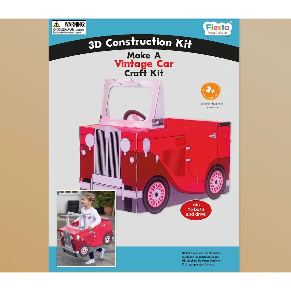 3D Construction Craft - Vintage Car