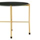 image 4 of Luxurious Design Large Green Marble Top Side Table, Modern Table For Livingroom, Functional Bedside Table Green