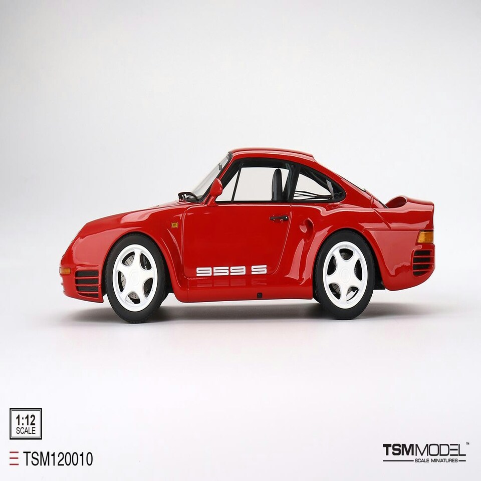 image 1 of Porsche 959 Sport Guards Red 1:12 Scale TSM TSM120010