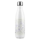 image 1 of Abstract Line Pattern With School Supplies Stainless Steel Bottle | Multi | 500ml