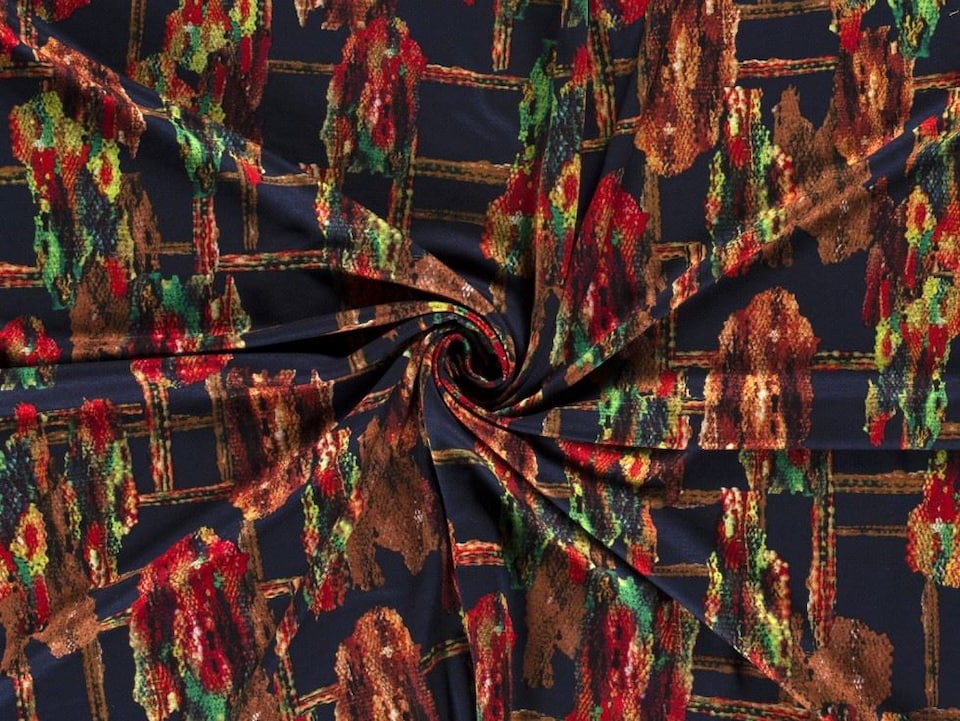 Navy Ponte Roma Double Stretch Knit Fabric for Dressmaking, 155cm / 61" Wide - per metre