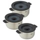 image 1 of Smart & Compact 3 Pan Cookware Set