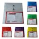 image 1 of Pack of 12 Janrax A5 Assorted Document Wallets - Button Stud Folder