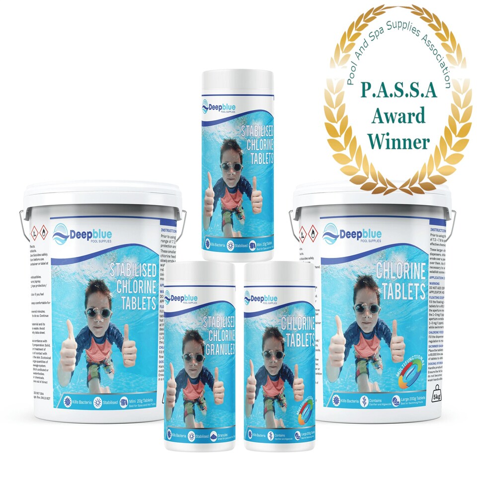 image 1 of Relax 500g Small Spa or Swimming Pool Chlorine Tablets RSPA06