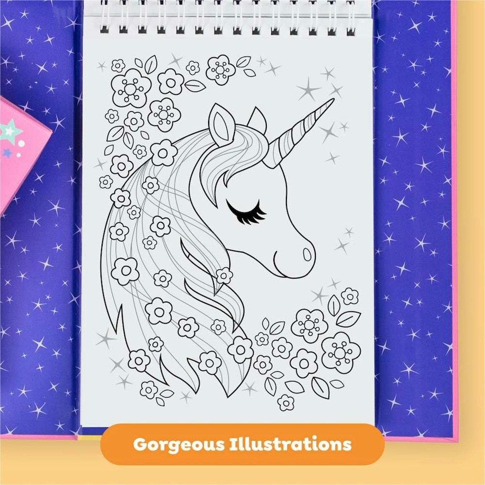 image 1 of Colouring Set - Unicorn Magic