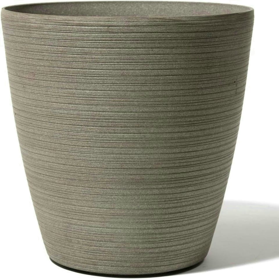 image 1 of Primrose Garden Cone Patterned Ginger Root Stone-Effect Resin Planter 43cm