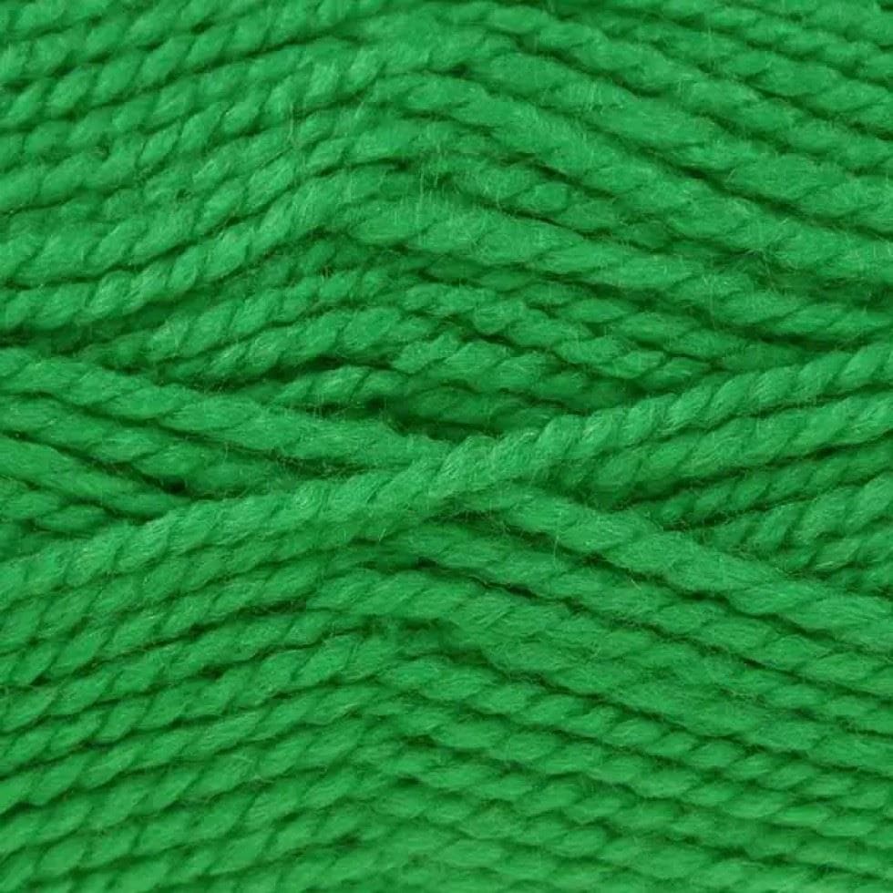 King Cole Green Big Value Chunky Yarn (Value Pack 12 x 100g Balls) For Crochet, Knitting - 152m per ball