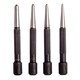 image 1 of Eclipse Round Centre Punch (Pack of 4) | Black | Black | One Size | 1