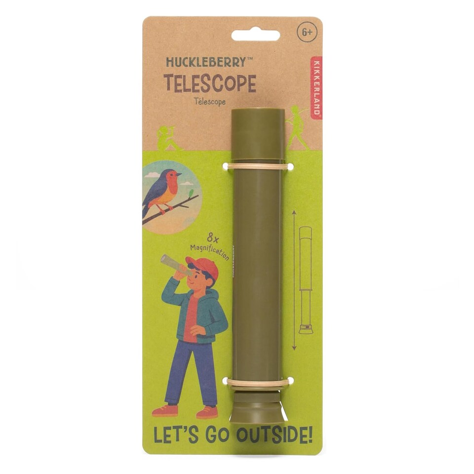 image 1 of Huckleberry Handheld Extendable 8x Mag Childrens Telescope