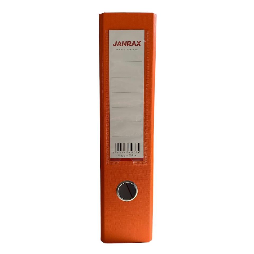 image 1 of A4 Orange Paperbacked Lever Arch File by Janrax