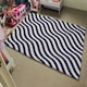 image 4 of Wavey Lines (Rug) Blue | XL: 160x230cm