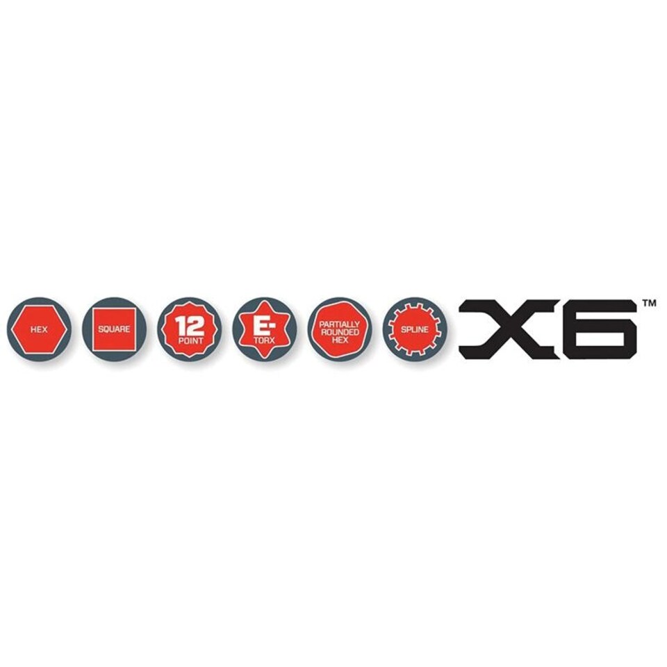 image 1 of Crescent X6 Ratcheting Spanner Set, 2 Piece | Multi | Multi Colour | One Size | 1
