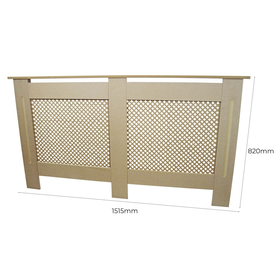 image 1 of Radiator Cover MDF Unfinished 1515mm