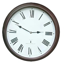 Primrose Outdoor Garden Wall Clock Perfect Time Radio Controlled 38cm Diameter