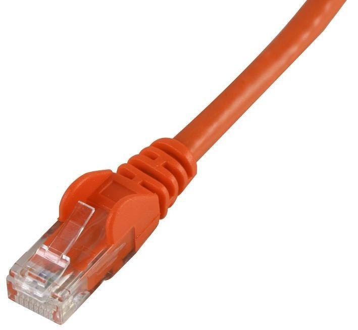 PRO SIGNAL - 15m Orange Cat6 Snagless UTP Ethernet Patch Lead