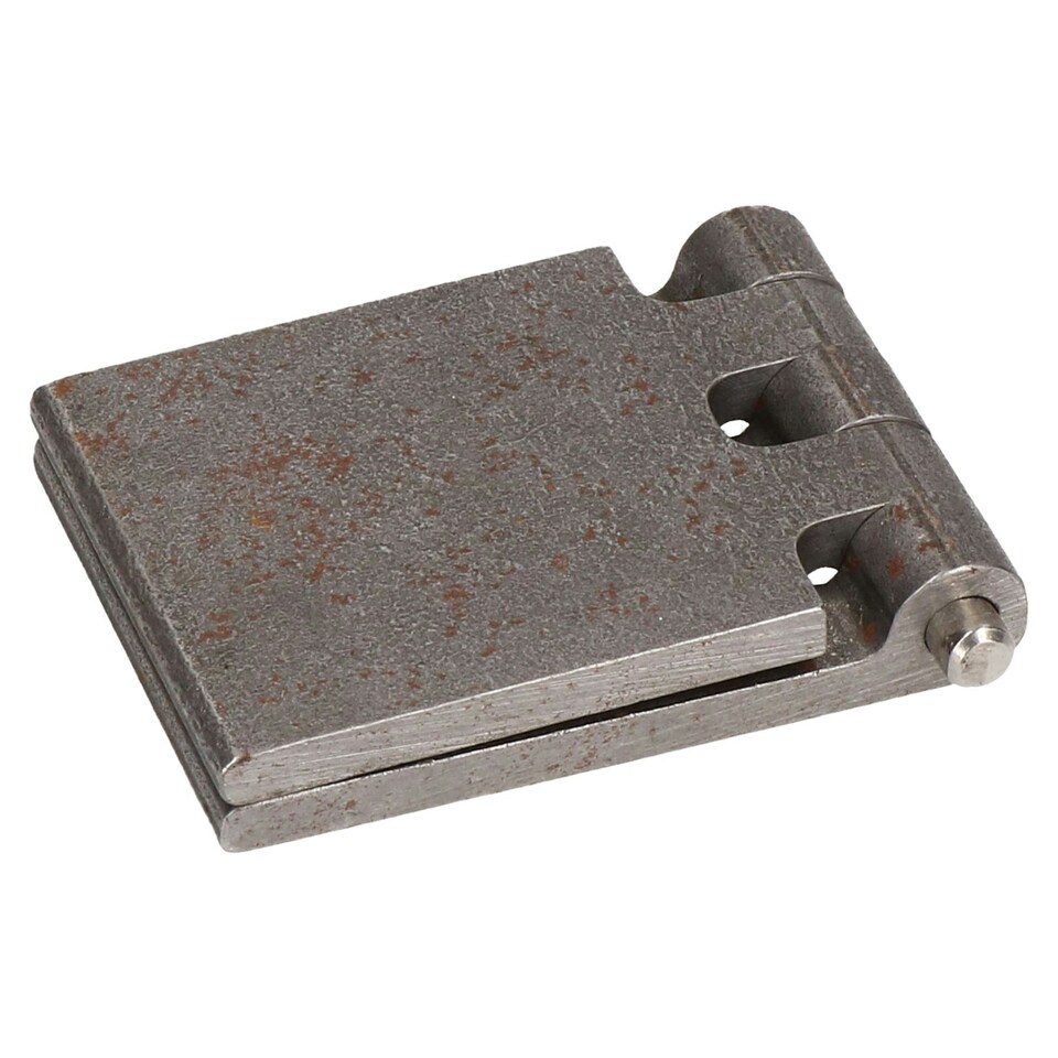 image 1 of Solid Drawn Steel Butt Hinge Extra Heavy Duty Industrial 50x120mm Silver