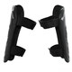 image 2 of Precision Unisex Adult Origin.0 Strap Shin Guards - Black/Red - S