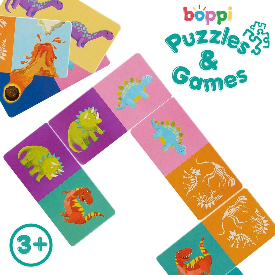 image 1 of boppi Picture Dominoes Game - Dinosaurs