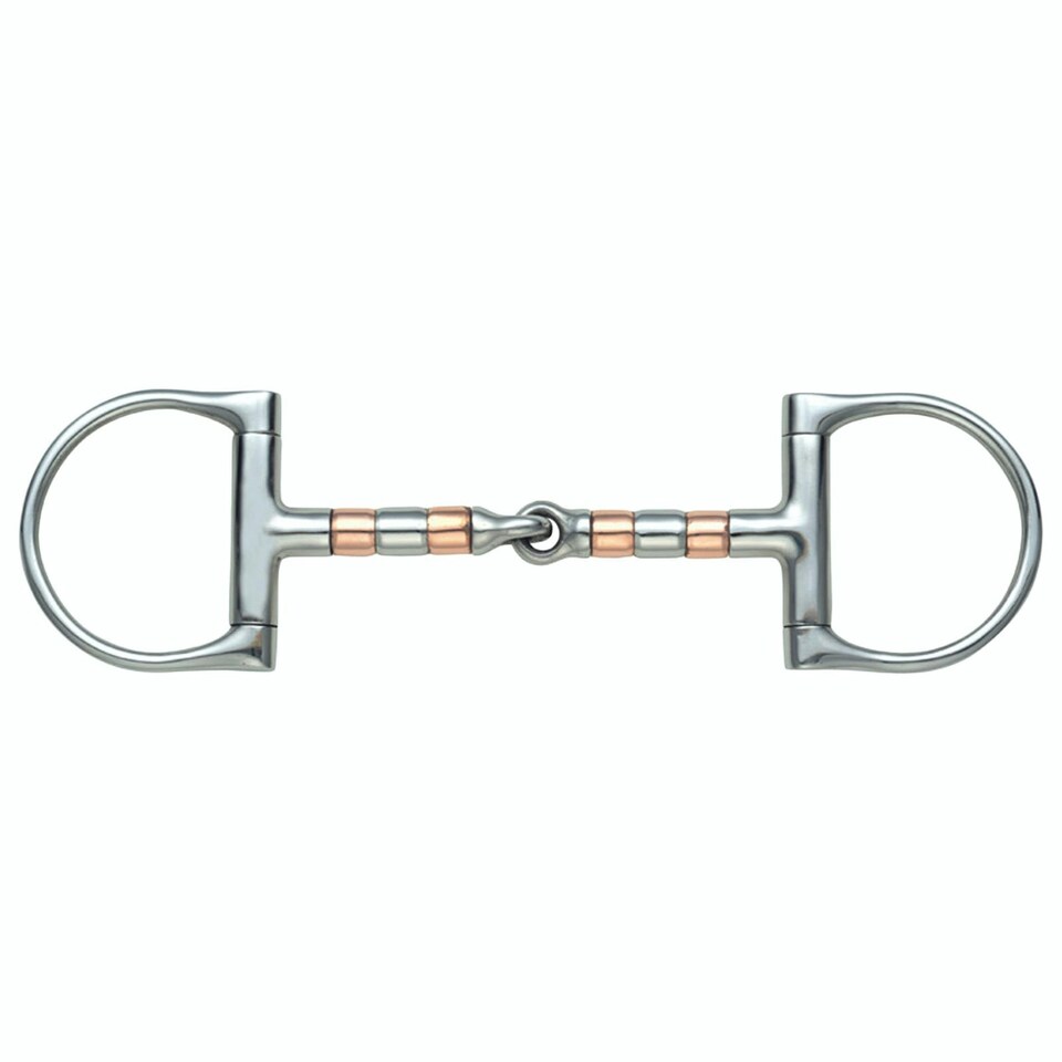 Shires Mouth Dee Jointed Horse Bit - Silver - 5.5in