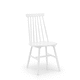 image 2 of Bellmont Elegant Spindle Back Dining Chairs - White - Set of 2