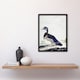 image 4 of Wood Duck Vintage Bird Oil Painting Schouman Framed Wall Art Print 12X16"