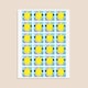 image 3 of Hawaiian Design 40mm Square Sticker sheet of 24
