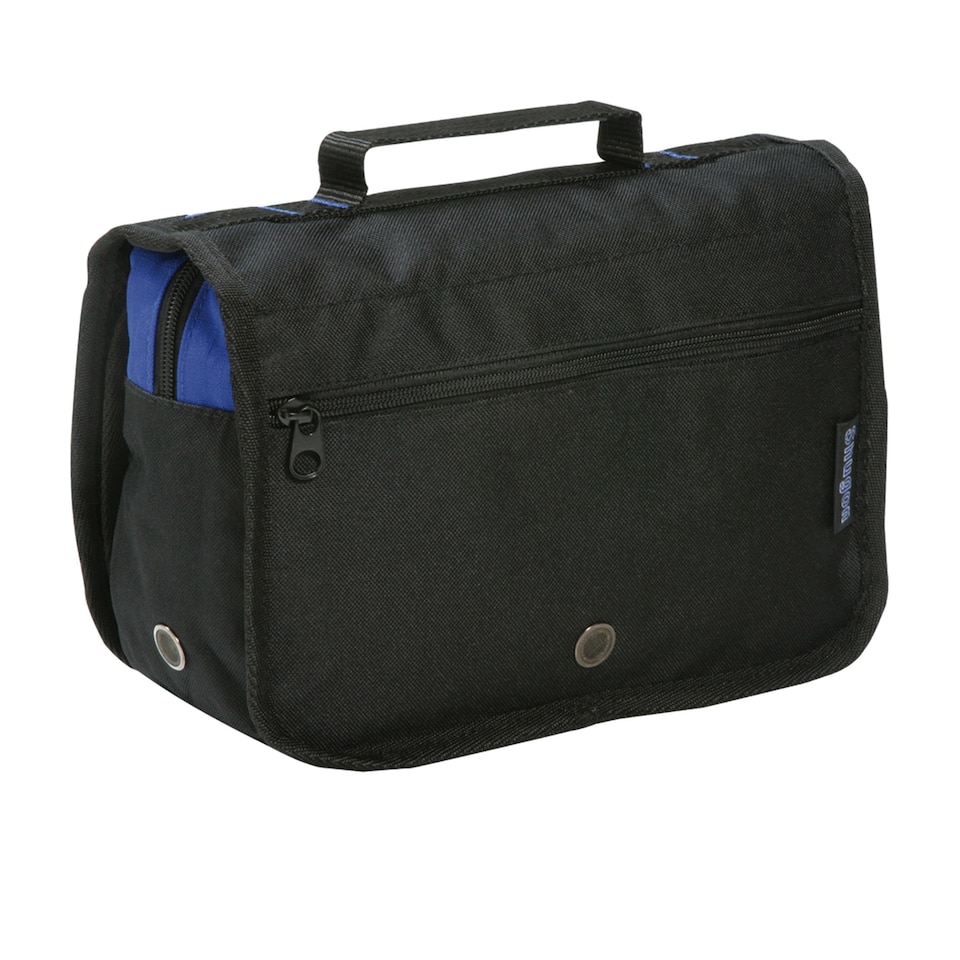 image 1 of Shugon Bristol Folding Travel Toiletry Bag - 4 Litres | Black | Royal/Black | One Size | 1