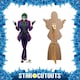 image 2 of The Joker Anime Style DC Comics Small Star Mini Cardboard Cutout 92cm