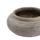 image 2 of Hill Interiors Siena Ribbed Round Planter - Brown - One Size