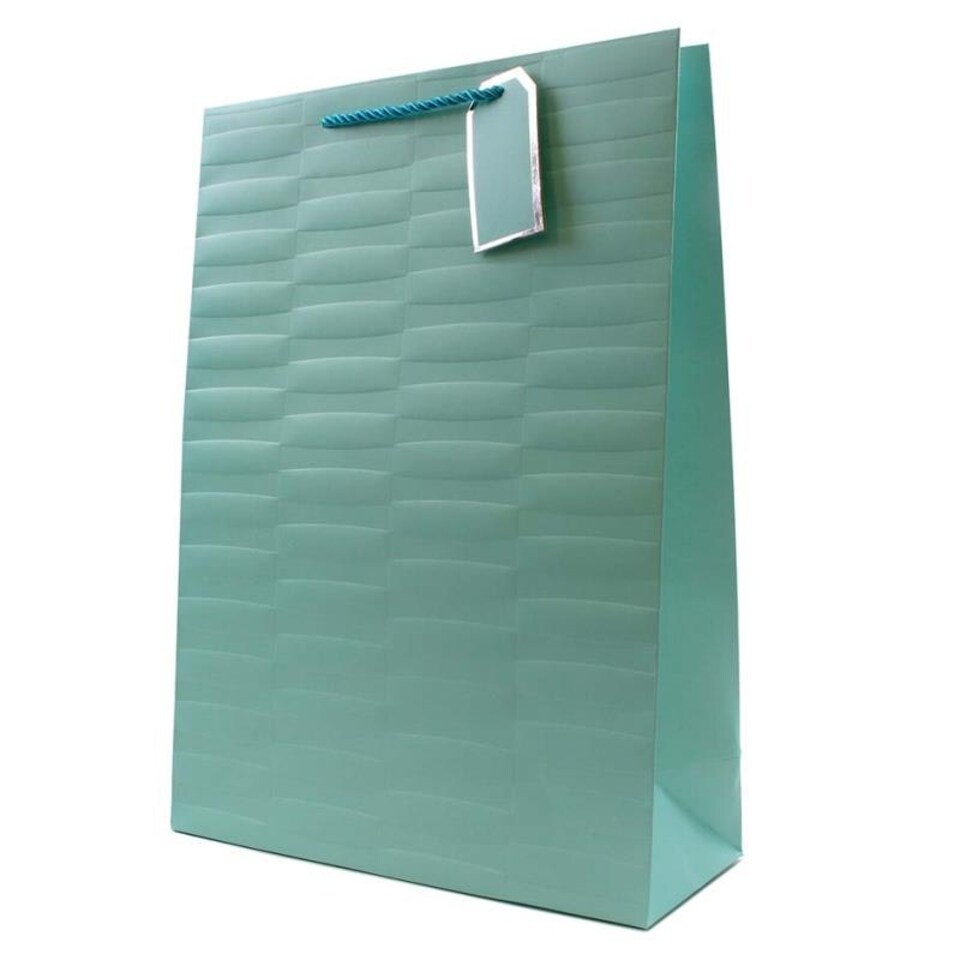 image 1 of Embossed Bright Coloured Extra Large Gift Bag