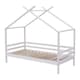image 3 of Teddy Kids Childrens White Wooden House Treehouse Single Bed Frame (Single) | White | White | Single