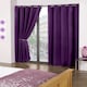 image 2 of Woven Thermal Blackout Eyelet Curtains Amethyst 168cm x 228cm