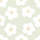 image 2 of Ditsy Daisy Wallpaper in Soft Green Multi
