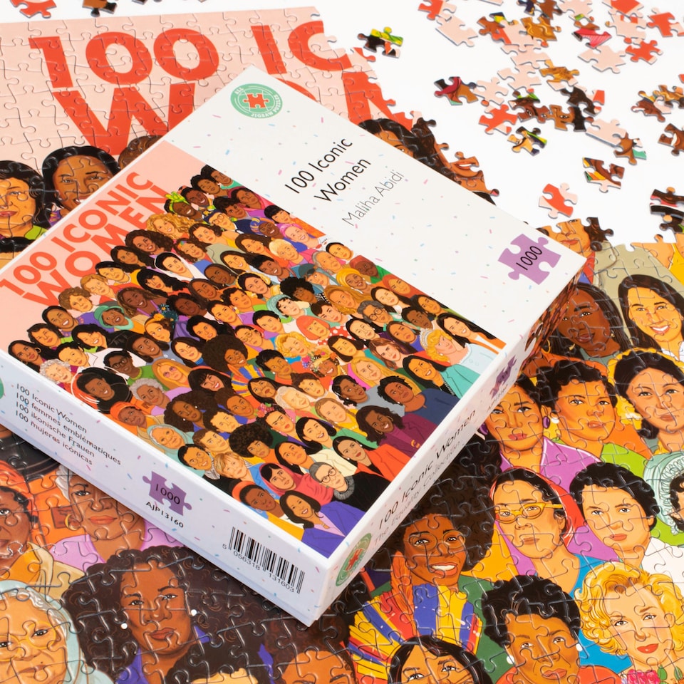 image 1 of 100 Iconic Women - 1000 Piece Jigsaw Puzzle