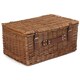 image 4 of 6 Person Green Tweed Classic Picnic Basket