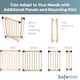 image 4 of Safetots Wooden Multi Panel Room Divider, up to 416cm, Natural Wood, 76cm Tall, Flexible Room Divider for Baby and Toddler | Cream | Natural