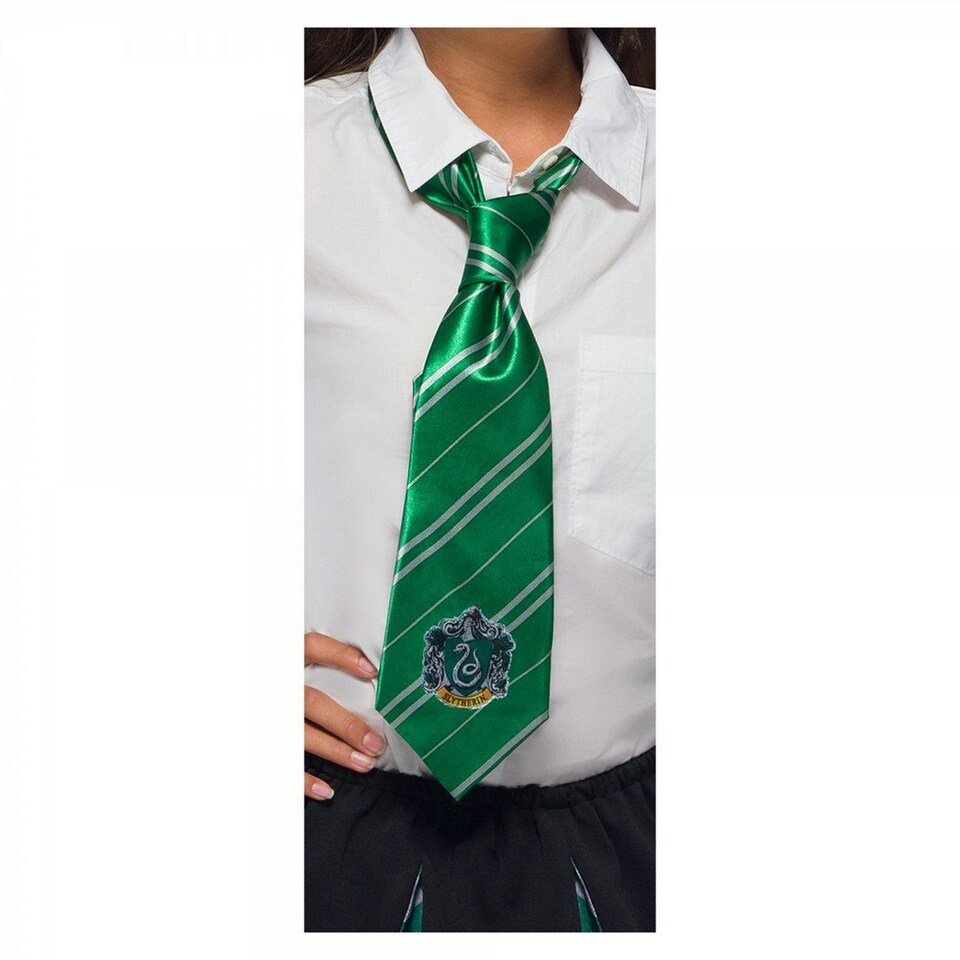 image 1 of Harry Potter Slytherin Tie - Green - One Size One Size