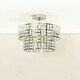 image 1 of ValueLights Elise Silver Acrylic Jewel Two Tier Ceiling Pendant Light