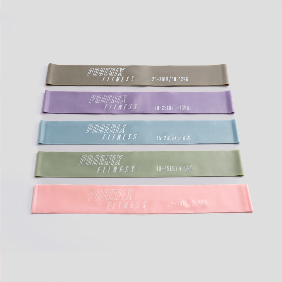image 1 of Phoenix Fitness Loop Bands Set Pastel | Multi